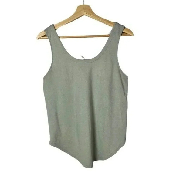 Chaser Vintage Gray Ribbed Strappy Tank Top M - Picture 3 of 6